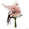 Image de Bouquet de fleurs artificielles Wild rose H60cm - Atmosphera Créateur dintérieur