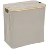 Image de Panier À Linge Tidy Box 80l Pliable Double Gris - 5five