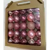 Image de Lot De 25 Boules D.6cm Polystyrène Recyclé Rose - Atmosphera Créateur D'intérieur