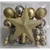 Image de Kit Décos De Sapin 44 Pièces Doré - Feeric Lights & Christmas