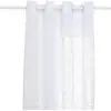 Image de Voilage Motif Abstrait Lazi Blanc 140x240cm - Atmosphera