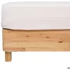 Image de Drap housse Priscia blanc 160x200cm - Atmosphera Créateur dintérieur