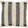 Image de Coussin À Franges Malakite Noir Blanc 50x50cm - Atmosphera