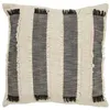 Image de Coussin à franges Malakite noir & blanc 50x50cm - Atmosphera Créateur dintérieur