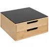 Image de Porte-capsules Blackbamboo 2 Tiroirs Beige - 5five