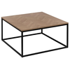 Image de Table basse chevrons effet bois et noir 80x80cm CHEVRONS