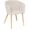 Image de Fauteuil À Dîner Marlo Hêtre Beige - Atmosphera