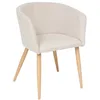 Image de Fauteuil à dîner Marlo hêtre beige - Atmosphera Créateur dintérieur