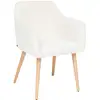 Image de Fauteuil repas visoca bouclette blanc atmosphera VISOCA