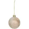 Image de Boule Verre Décor Effet Marbre Blanc D.8cm Doré - Atmosphera Créateur D'intérieur
