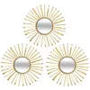 Image de 3 miroirs Warren doré D245cm - Atmosphera Créateur dintérieur