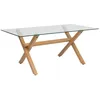 Image de Table à manger Jorel marron 180x90x745cm - Atmosphera Créateur dintérieur