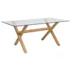 Image de Table à manger jorel marron 180x90x74,5cm JOREL