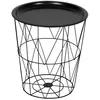 Image de Table d’appoint Kumi noir 40x37x37cm - Atmosphera Créateur dintérieur