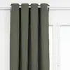 Image de Rideau Plissé Maely Vert Kaki 135x260cm - Atmosphera