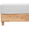 Image de Drap Housse Flora Gaze De Coton Blanc 160x200cm - Atmosphera