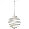 Image de Boule Verre Spirale D.8cm Transparent - Feeric Lights & Christmas