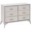 Image de Commode 6 Tiroirs Granite Gris - 5five