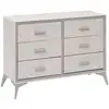 Image de Commode 6 tiroirs granite gris