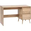 Image de Bureau 2 Tiroirs Abana Bois Clair - 5five