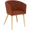 Image de Fauteuil À Dîner Marlo Hêtre Ambre - Atmosphera
