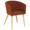 Image de Fauteuil à dîner Marlo hêtre ambre - Atmosphera Créateur dintérieur
