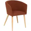 Image de Fauteuil repas tissu ambre marlo atmosphera MARLO