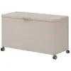 Image de Coffre De Rangement Edenio Argile S 130 X 60.4 X 78cm En Aluminium - Hespéride
