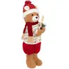 Image de Ours De Noël Sur Skis Debout H. 50 Cm - Feeric Lights & Christmas