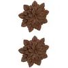 Image de Sdn Plast Fleur X2 Marr 12cm - Feeric Lights & Christmas