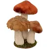 Image de Lot De 3 Champignons De Noël En Velours H. 21 Cm - Feeric Lights & Christmas