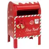 Image de Boite aux lettres de Noël en Métal Rouge 34cm