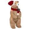 Image de Plf ours bois bonnet h75cm THE_DREAM_OF_CHRISTMAS