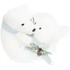 Image de Plf ours bebe echarpe bleu l50 SOUS_SON_MANTEAU_BLANC