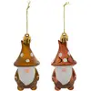 Image de Lot De 2 Sujets Gnome H.8cm Doré - Feeric Lights & Christmas