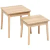 Image de Lot De 2 Tables Gigognes Abana Bois Clair - 5five