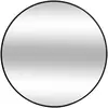 Image de Miroir Rond Alice Métal D70cm - Noir - Atmosphera