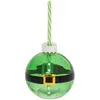 Image de Gobelet Avec Paille Forme Boule De Noël Assorti - Feeric Lights & Christmas