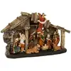 Image de Crèche 3 Led H.18cm Avec 11 Santons - Feeric Lights & Christmas