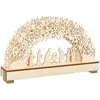 Image de Crèche 8 Led H.19cm Avec 9 Santons - Feeric Lights & Christmas