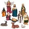 Image de Santons de Noël - OSE - Kit de 11 figurines - Résine - 7 5 cm - Multicolore