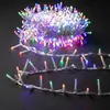 Image de Guirlande Cluster Lumineuse 750 Led 18m Extérieur Multicolore Fil Transparent - Feeric Lights & Christmas