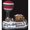 Image de Village de Noël stand mongolfière animé 9 LED à piles Feeric lights & christmas