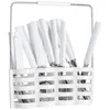 Image de Set de couverts pour 6 personnes avec support - Secret de Gourmet - Acier inoxydable - Blanc