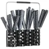 Image de Ménagère 24 Pièces Avec Rack "géo" 24cm Noir
