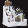 Image de Village Lumineux Piste De Ski Et Chalet 24 Led H.34.5cm Musical - Feeric Lights & Christmas