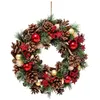 Image de Couronne de Noël houx étoile D35cm Atmosphera createur dinterieur