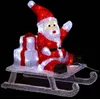 Image de Forme acrylique père Noël sur luge lumineuse 60 LED H.485cm extérieur - Feeric Lights & Christmas