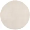 Image de Tapis "couka" Effet Fourrure Blanc Ivoire D80cm - Atmosphera Createur D'interieur