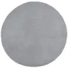 Image de Tapis Effet Fourrure Gris D80cm - Atmosphera